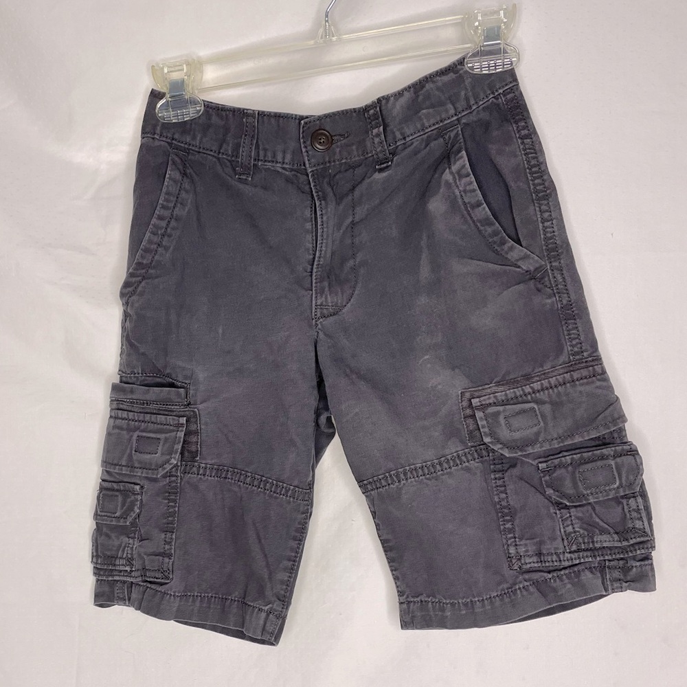 Boys Dark Grey Urban Pipeline Cargo Shorts